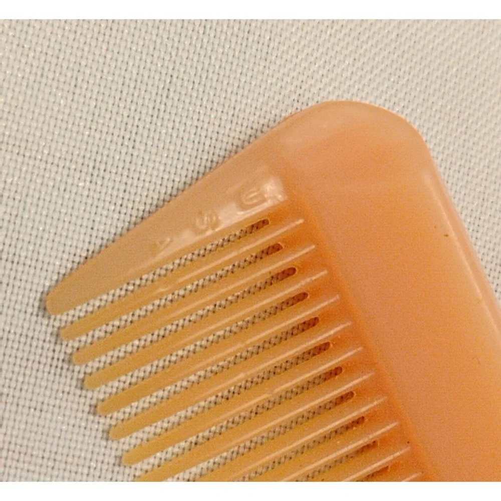 Vintage Nylon By DuPont #405 Pink Rat Tail 6.5in Teasing Comb‎ USA Made